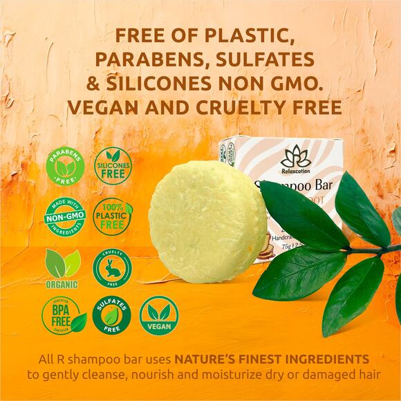 Ginger Root SOLID Shampoo Bar for Hair Growth - Picture 9 of 9